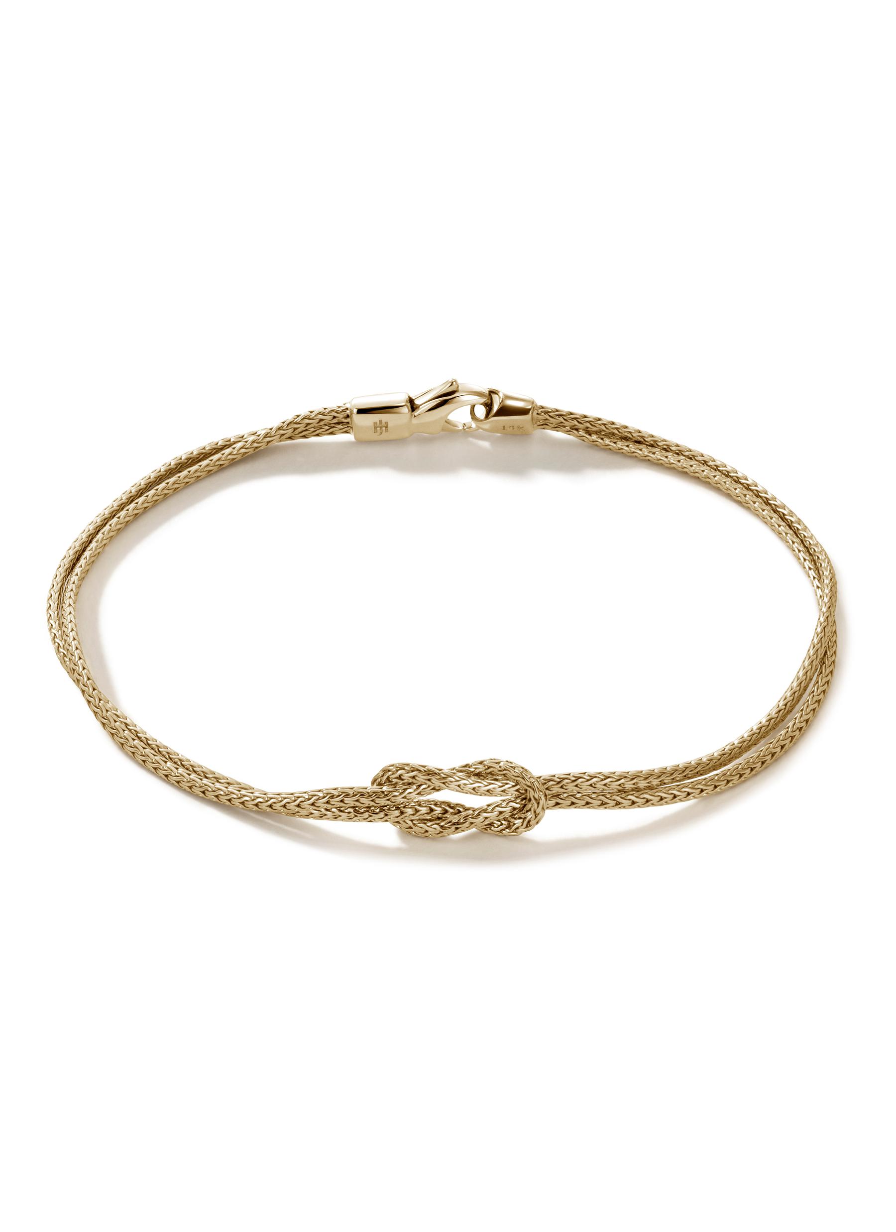 Double chain clearance knot bracelet