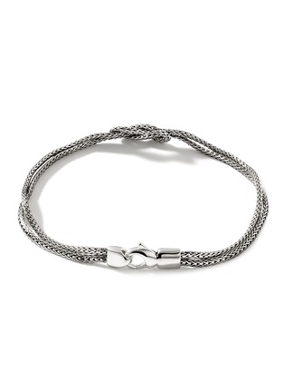 Detail View - Click To Enlarge - JOHN HARDY - ‘Classic Chain’ Silver Knotted Double Chain Bracelet
