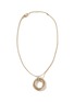 Main View - Click To Enlarge - JOHN HARDY - ‘Classic Chain’ 18K Gold Diamond Double Ring Charm Chain Necklace