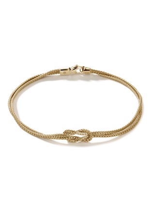 Main View - Click To Enlarge - JOHN HARDY - ‘Classic Chain’ 14K Gold Knotted Double Chain Bracelet