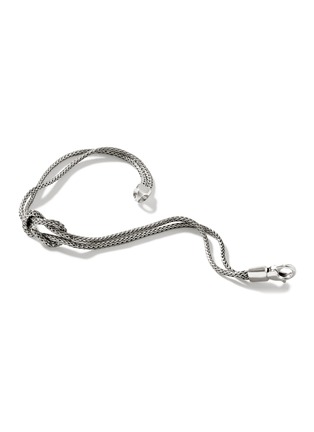 Detail View - Click To Enlarge - JOHN HARDY - ‘Classic Chain’ Silver Knotted Double Chain Bracelet