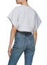 Back View - Click To Enlarge - ALAÏA - Logo Cropped Sweatshirt T-Shirt