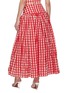 Back View - Click To Enlarge - ALAÏA - Gingham Maxi Skirt