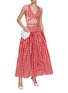 Figure View - Click To Enlarge - ALAÏA - Gingham Maxi Skirt