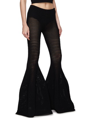 ALAÏA | Knitted Flared Leg Pants | Women | Lane Crawford