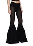 Front View - Click To Enlarge - ALAÏA - Knitted Flared Leg Pants