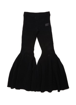 Main View - Click To Enlarge - ALAÏA - Knitted Flared Leg Pants