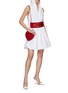 Figure View - Click To Enlarge - ALAÏA - Belted Hooded Mini Dress