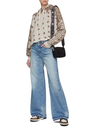 Figure View - Click To Enlarge - AMIRI - Double Waistband Wide Leg Jeans