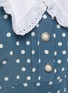  - ALESSANDRA RICH - Polka Dot Ruffle Collar Mini Dress