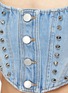  - ALESSANDRA RICH - Denim Corset with Embellishment