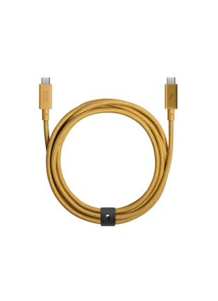 Main View - Click To Enlarge - NATIVE UNION - Belt Cable Pro USB-C to USB-C 2.4M — Kraft