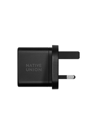 Main View - Click To Enlarge - NATIVE UNION - Fast GaN USB-C Port PD 35W UK Plug Wall Charger — Black
