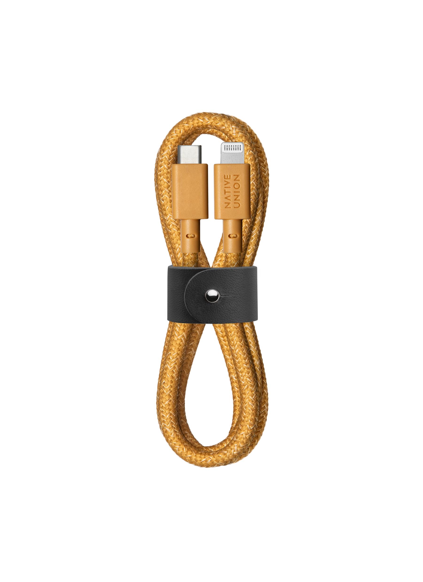 Belt Cable USB-C to Lightning 1.2M - Kraft