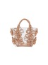 Main View - Click To Enlarge - CULT GAIA - Nano ‘Bloom’ Crystal Embellished Flower Motif Top Handle Bag