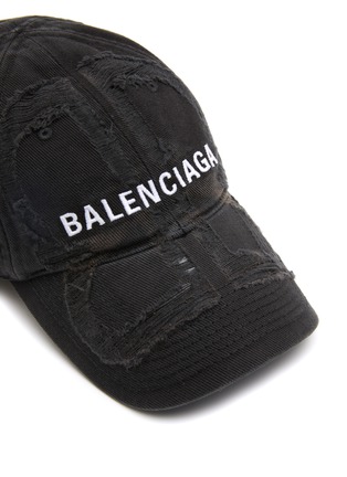 Detail View - Click To Enlarge - BALENCIAGA - BB Destroyed Cap