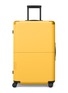 Main View - Click To Enlarge - JULY - Checked Plus Suitcase — Marigold Yellow