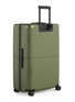 Front View - Click To Enlarge - JULY - Checked Plus Suitcase — Moss Green