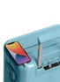 Back View - Click To Enlarge - JULY - Carry On Trunk — Coastal Blue