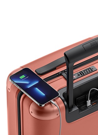 Detail View - Click To Enlarge - JULY - Carry On Suitcase — Clay