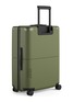 Front View - Click To Enlarge - JULY - Checked Suitcase — Moss Green