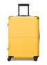 Main View - Click To Enlarge - JULY - Checked Suitcase — Marigold Yellow