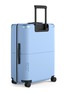 Front View - Click To Enlarge - JULY - Checked Suitcase — Sky