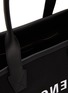 Detail View - Click To Enlarge - BALENCIAGA - Small Jumbo Inverted Logo Canvas Tote Bag