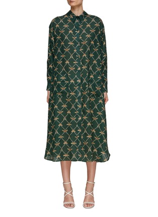 Main View - Click To Enlarge - AGUA BY AGUA BENDITA - Frida Polilla Shirt Dress