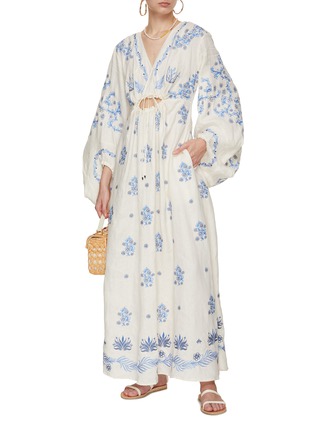 Figure View - Click To Enlarge - AGUA BY AGUA BENDITA - Francisca Tinaja Maxi Dress