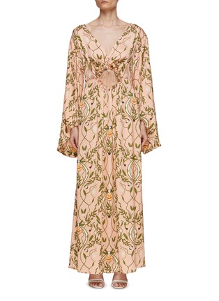 Main View - Click To Enlarge - AGUA BY AGUA BENDITA - Francisca Lunar Maxi Dress