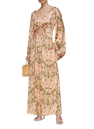 Figure View - Click To Enlarge - AGUA BY AGUA BENDITA - Francisca Lunar Maxi Dress