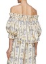 Back View - Click To Enlarge - AGUA BY AGUA BENDITA - Urucú Tinaja Off Shoulder Top