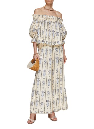 Figure View - Click To Enlarge - AGUA BY AGUA BENDITA - Urucú Tinaja Off Shoulder Top