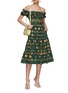 Figure View - Click To Enlarge - AGUA BY AGUA BENDITA - Banana Esotérico Midi Dress