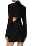 Back View - Click To Enlarge - GAUGE81 - Talinn Blazer Cotton Linen Mini Dress