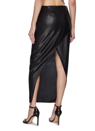 Back View - Click To Enlarge - GAUGE81 - Kota Sequined Maxi Skirt