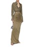 Figure View - Click To Enlarge - GAUGE81 - Belem Ruched Maxi Pencil Skirt