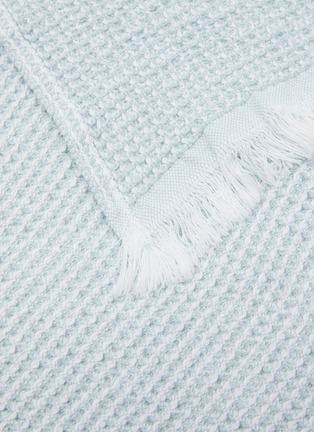 Detail View - Click To Enlarge - ABYSS - Bees Hand Towel — Aqua