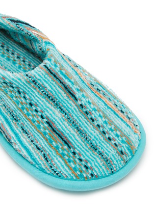 Detail View - Click To Enlarge - ABYSS - Lulabi Large Slippers — Lagoon