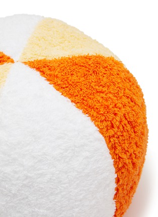 Detail View - Click To Enlarge - ABYSS - Textile Props Ball — White/Tangerine/Popcorn