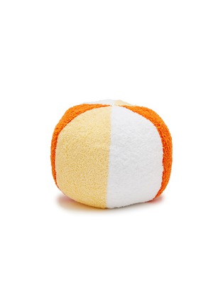 Main View - Click To Enlarge - ABYSS - Textile Props Ball — White/Tangerine/Popcorn