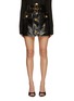 Main View - Click To Enlarge - BALMAIN - Patent Leather Belted Mini Skirt