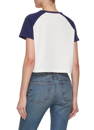 Back View - Click To Enlarge - BALMAIN - 70s Logo Print T-Shirt