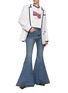 Figure View - Click To Enlarge - BALMAIN - 70s Logo Print T-Shirt