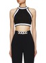 Main View - Click To Enlarge - BALMAIN - Contrasting Trims Cropped Top