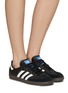 Figure View - Click To Enlarge - ADIDAS - ‘Samba’ Low Top Gum Sole Leather Sneakers