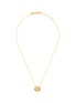 Main View - Click To Enlarge - MISSOMA - 18k Gold Plated Vermeil Rainbow Moonstone Dougnut Pendant Necklacee