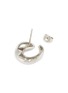 Detail View - Click To Enlarge - MISSOMA - Rhodium Plated Sterling Silver Twisted Mini Stud Earrings
