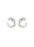 Main View - Click To Enlarge - MISSOMA - Rhodium Plated Sterling Silver Twisted Mini Stud Earrings